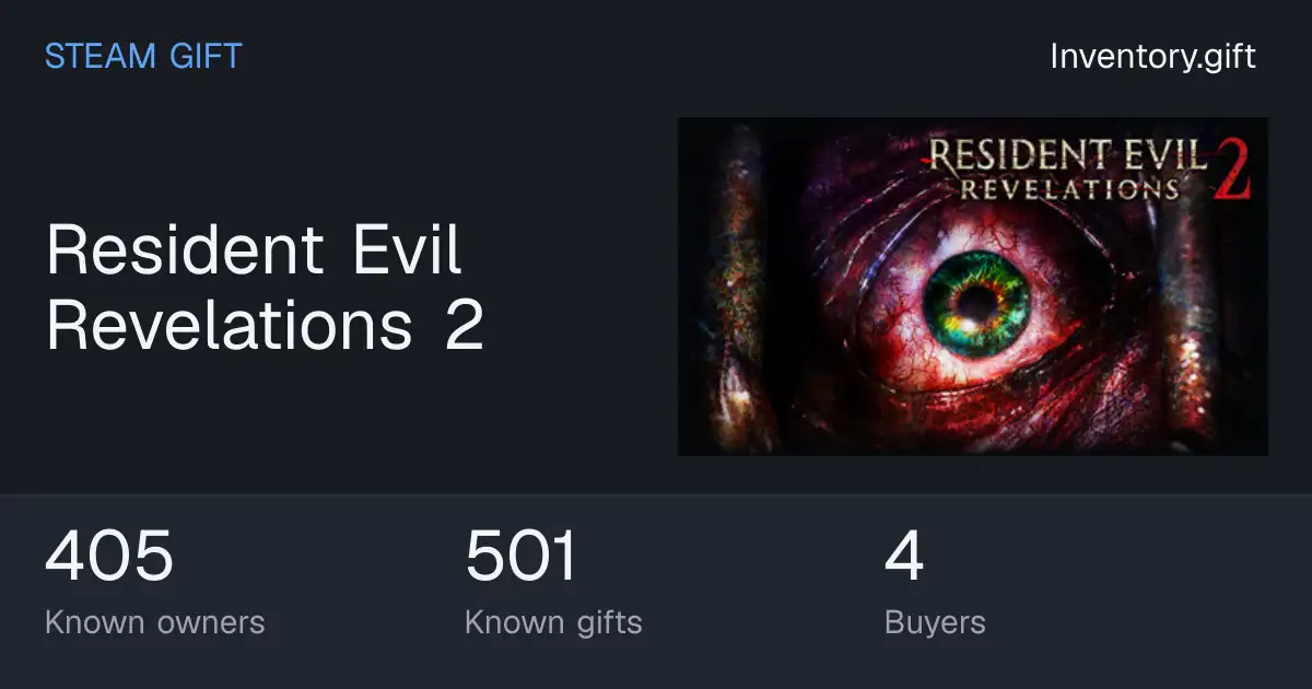 Resident Evil Revelations 2 Steam Gift · Inventory.gift